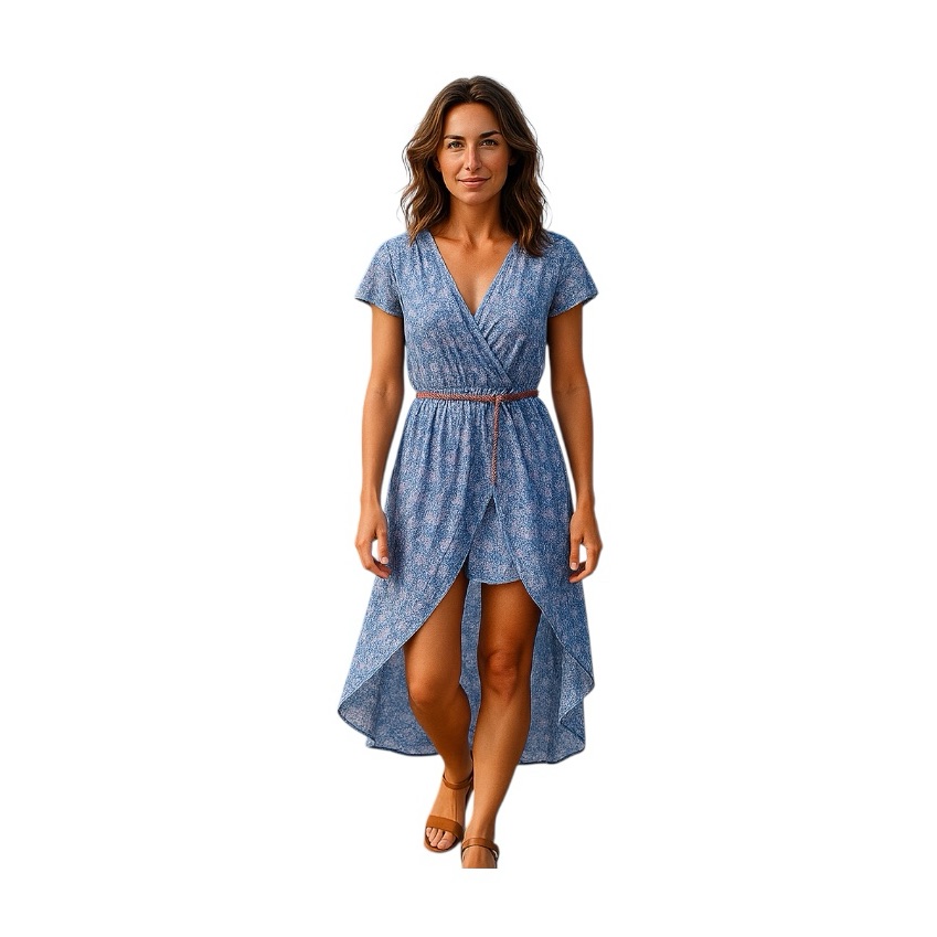 No Boundaries Walk Through Romper Dress